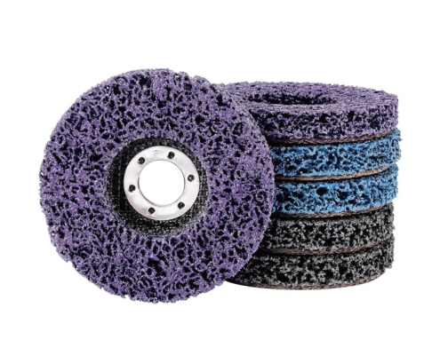 4.5" Poly carbide Abrasive Strip Disc for Paint Rust Flaking Removal