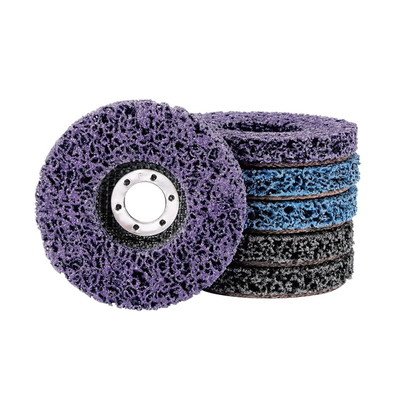4.5" Poly carbide Abrasive Strip Disc for Paint Rust Flaking Removal