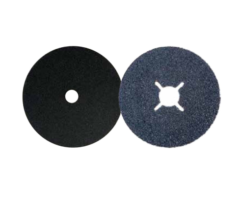 125mm SIC waterproof cross and round center fiber disc