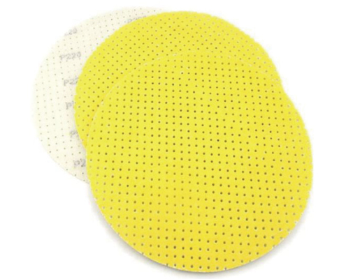 Yellow Multi holes sanding disc Multi holes sponge sanding pads