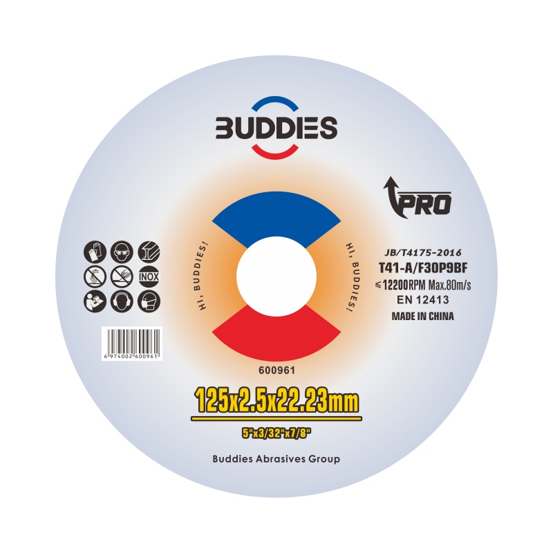5“*3/32"*7/8" 5inch 125*2.5mm CS steel stahl cutting discs