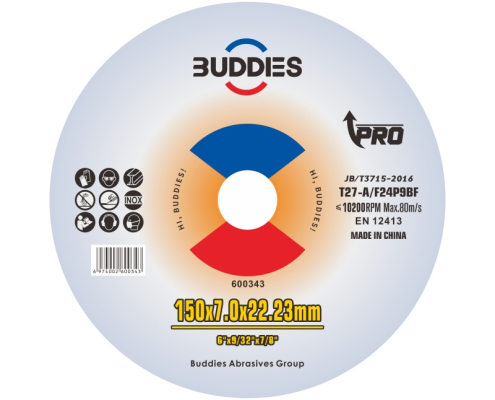 Carbon SteelMetal Grinding Disc (3) 6"*9/32"*5/8'' 6inch 150*7.0mm low carbon middle carbon high carbon steel grinding discs