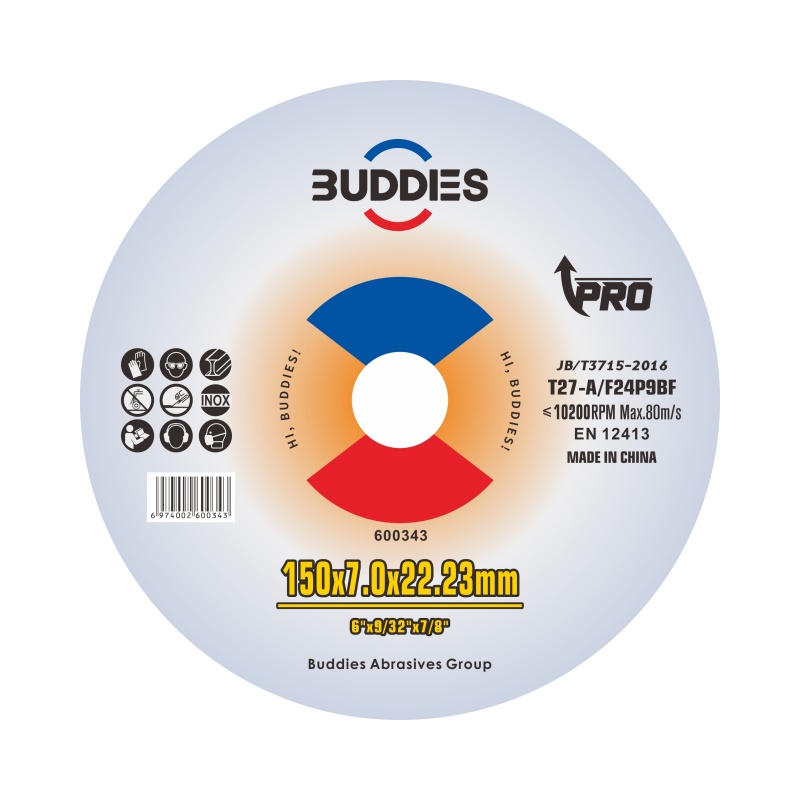 6"*9/32"*5/8'' 6inch 150*7.0mm low carbon middle carbon high carbon steel grinding discs