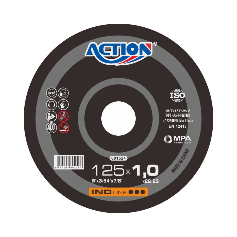 Non-Ferrousaluminium Cutting Disc 5"*3/64"*7/8" 5inch 125*1.0mm alunimum and cooper alloys cutting disc