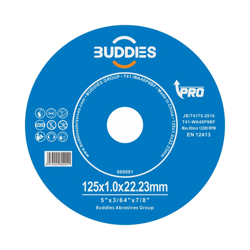 5“*3/64"*7/8" 5inch 125*1.0mm stainless steel edel stahl cutting discs