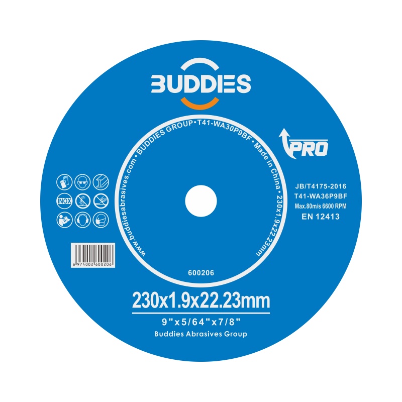 9"*1/12"*7/8" 9inch 230*1.9mm stainless steel/inox cutting disc
