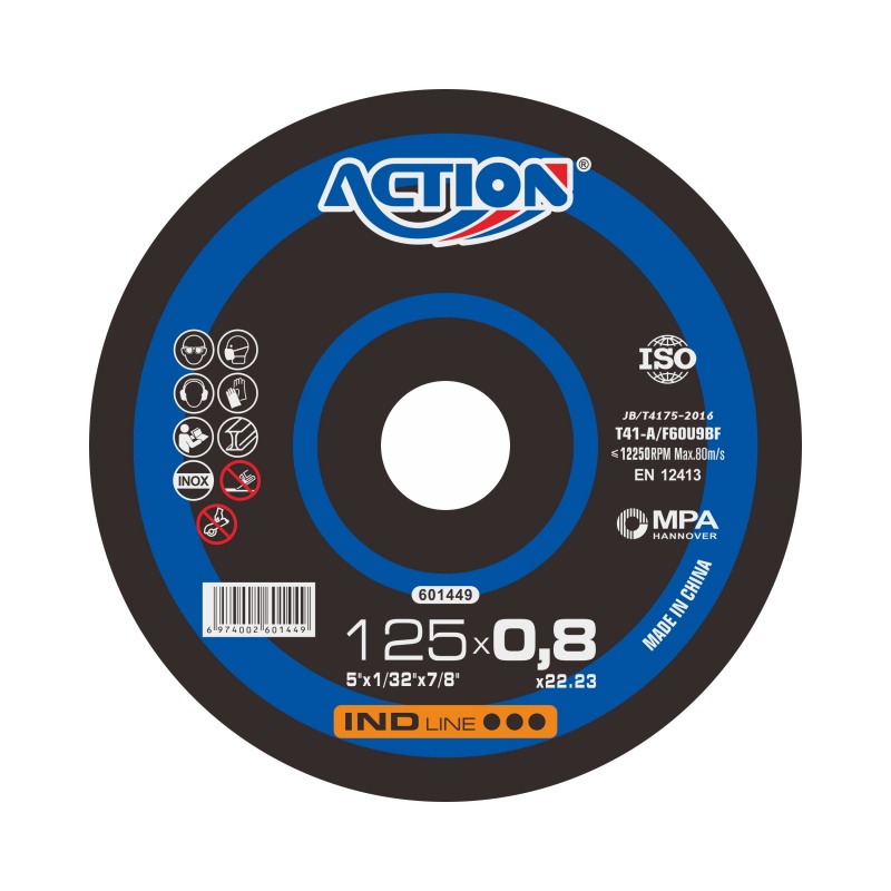 5"*.032"*7/8" 5inch 125mm*0.8mm fast cutting wheel