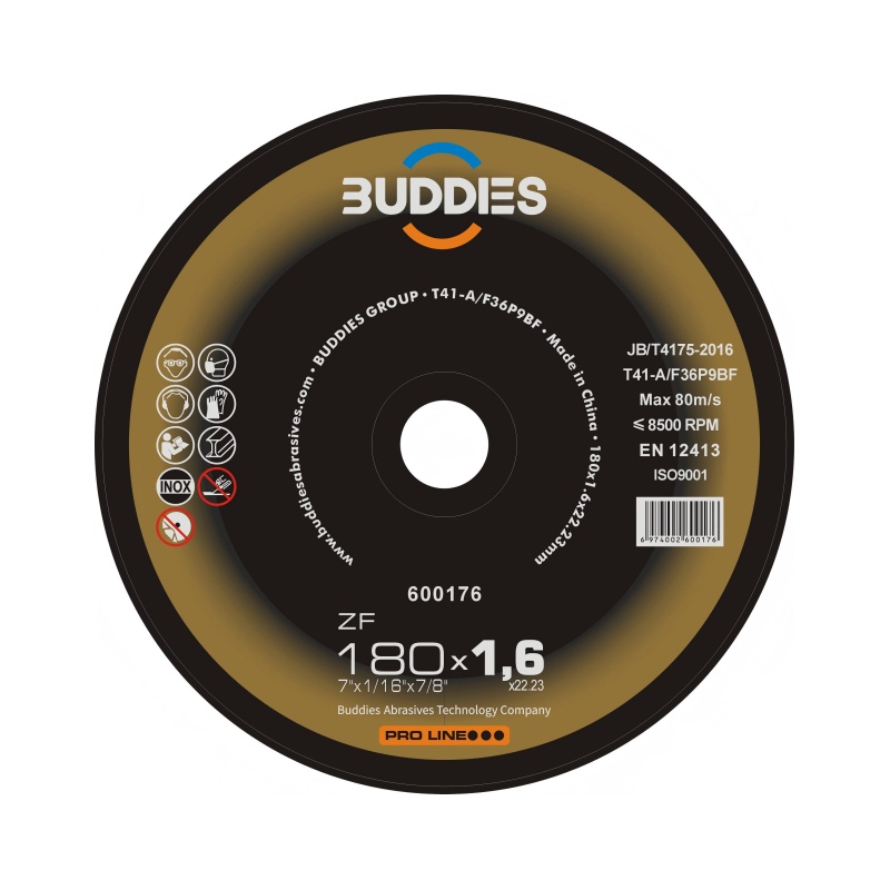 7"*1/16"*7/8" 7inch 180*1.6mm iron free cutting wheels