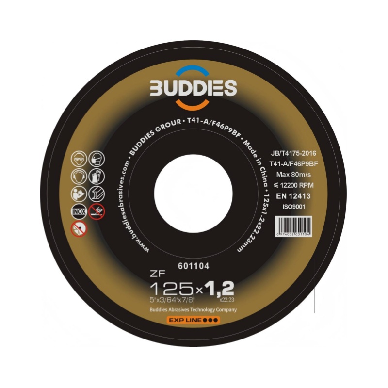 Stainless Steel Inox Cutting Disc new 5“*3/64"*7/8" 5inch 125*1.2mm stainless steel edel stahl cutting discs
