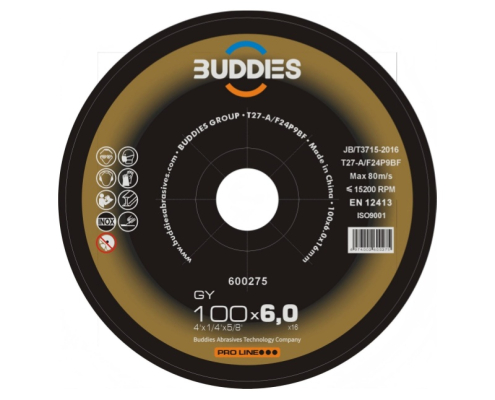 4"*1/4"*5/8'' 4inch 100*6.0mm stainless steel grinding disc