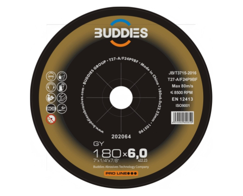 7"*1/4"*5/8'' 7inch 180*6.0mm stainless steel edel stahl grinding wheel