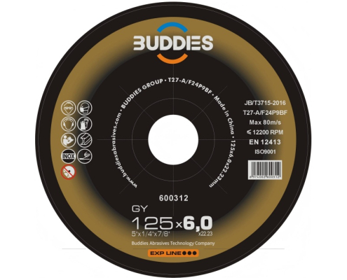 5"*1/4"*5/8'' 5inch 125*6.0mm resin wheel, stainless steel surface grinding wheel
